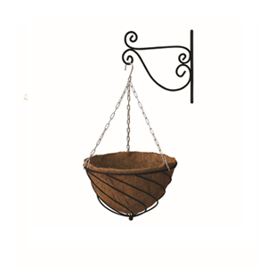 티어드롭 행잉 바스켓S(브라켓 포함)- 22×37cm