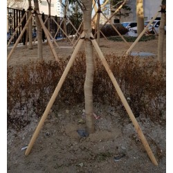 삼각 지주목-낙엽송가공, 규격선택(1세트)