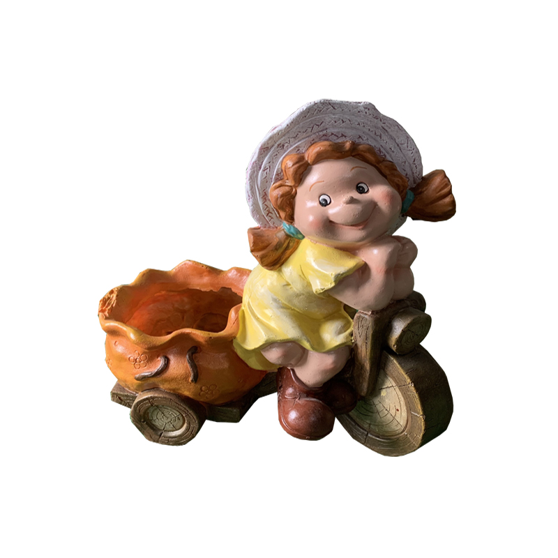 자전거모자소녀 - 20cm x 38cm