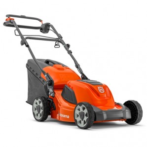 명품 허스크바나 전기식 잔디깍기 LC141C 1800W, 철제데크