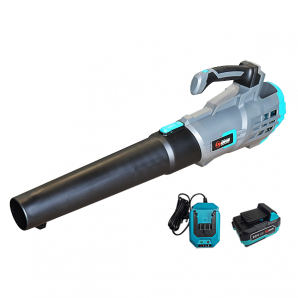 충전식 블로워 KM그랜드 LR-BL570/풍속5단조절(20V 4.0Ah배터리1팩+싱글충전기1 포함)